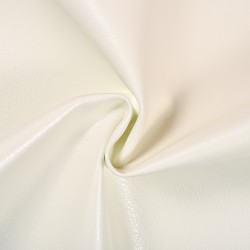 Ткань Дерматин (Кожзам) для мебели, цвет Белый (на отрез)  в Чайковском