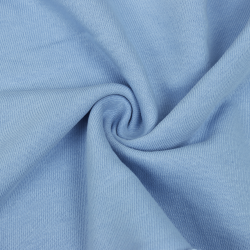 Ткань Футер 3-х нитка, Петля, цвет Светло-Голубой (на отрез)  в Чайковском