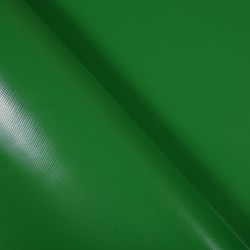 Тентовый материал ПВХ 450 гр/м2, Зелёный (Ширина 160см), на отрез  в Чайковском, 450 г/м2, 799 руб