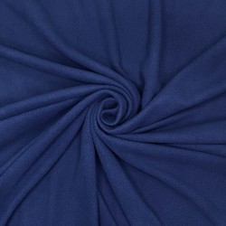 Флис Односторонний 130 гр/м2, цвет Темно-синий (на отрез)  в Чайковском