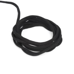 Шнур для одежды 4,5 мм, цвет Чёрный (на отрез)  в Чайковском