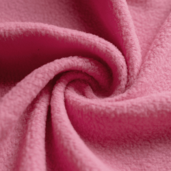 Флис Односторонний 130 гр/м2, цвет Розовый (на отрез)  в Чайковском