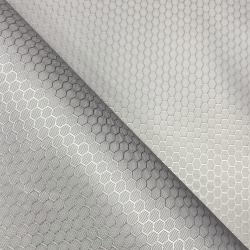 Ткань Оксфорд 300D PU Рип-Стоп СОТЫ, цвет Светло-Серый (на отрез)  в Чайковском
