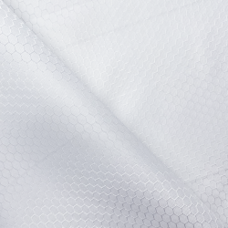 Ткань Оксфорд 300D PU Рип-Стоп СОТЫ, цвет Белый (на отрез)  в Чайковском