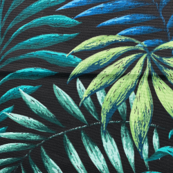 Интерьерная ткань Дак (DUCK), принт &quot;Тропические листья&quot; (на отрез)  в Чайковском